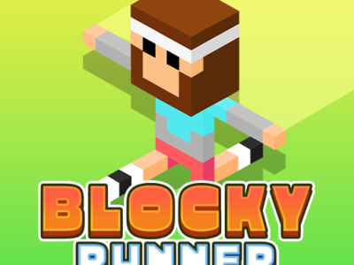 Blocky Runner background