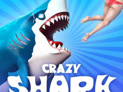 Crazy Shark background