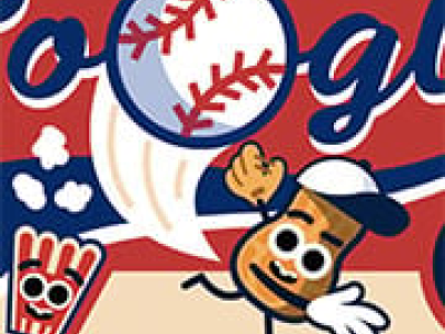Doodle Baseball background