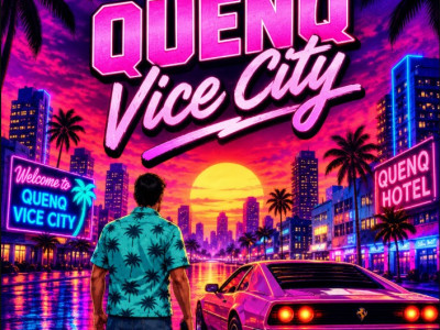Quenq Vice City background