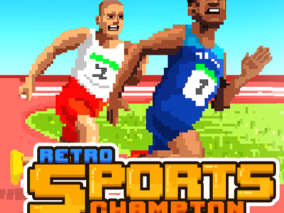Retro Sports Champion background